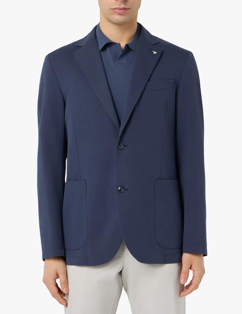 rinascente At.p.co Giacca monopetto Alan in coton tencel