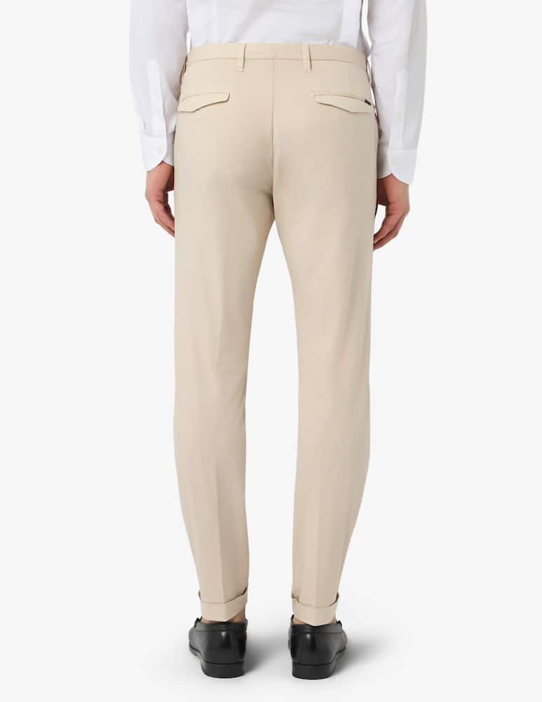 rinascente At.p.co Chino poplin stretch trousers