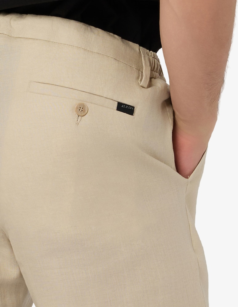 rinascente At.p.co Jogger linen trousers