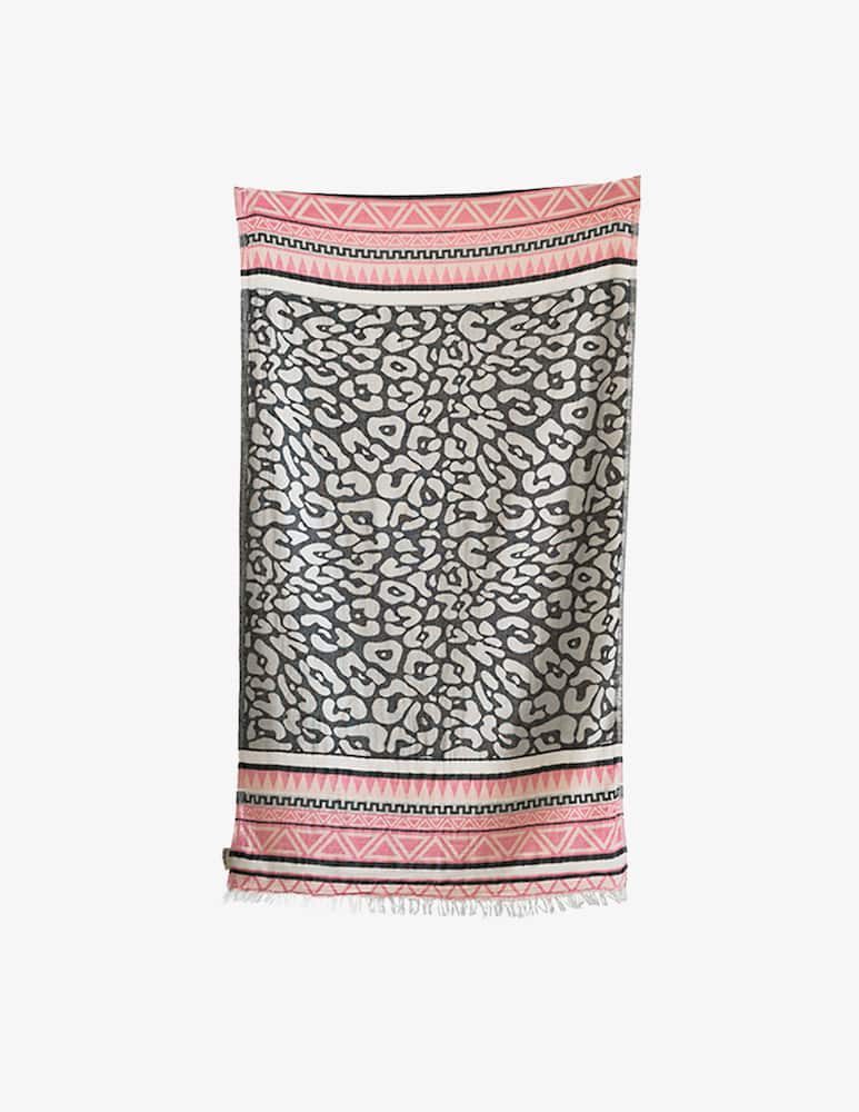rinascente Aelia Anna Keros animal print beach towel