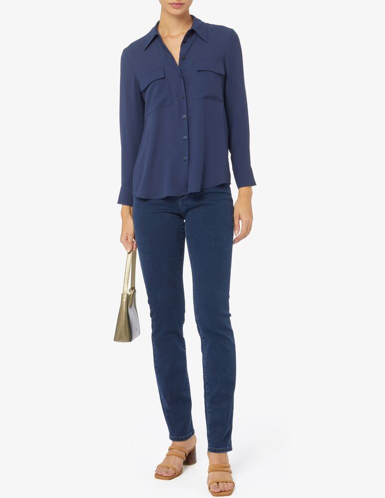 rinascente Elizabeth Ascot Camicia in viscosa con tasce