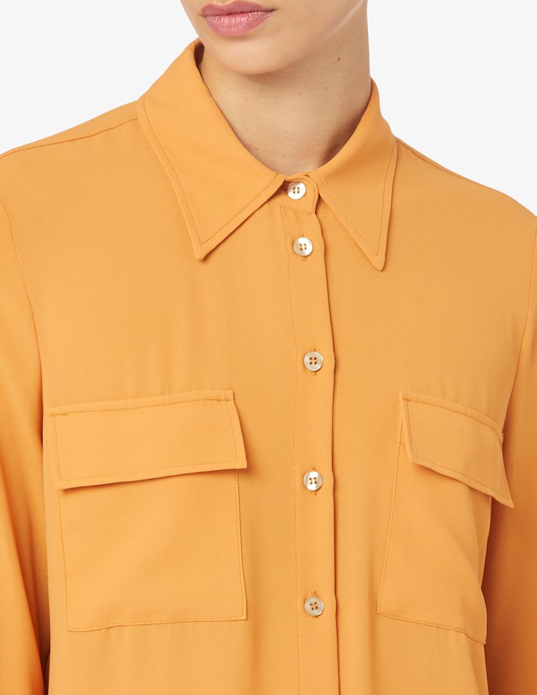 rinascente Elizabeth Ascot Camicia in viscosa con tasche