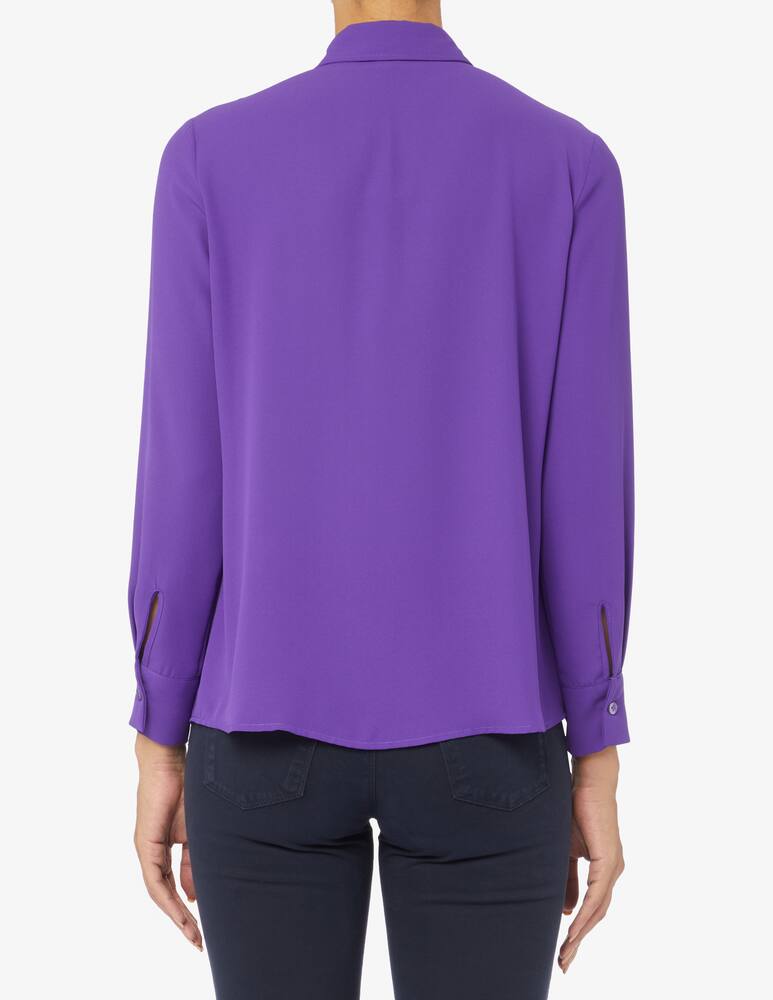 rinascente Elizabeth Ascot Viscose shirt with pockets