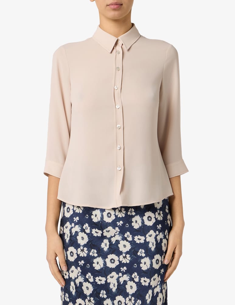 rinascente Elizabeth Ascot Classic viscose shirt