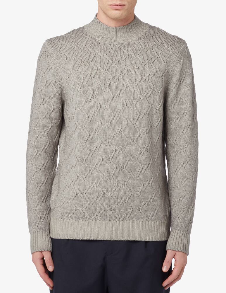 Gran Sasso Maglia dolcevita in lana - Grigio - immagine 1 Gran Sasso Maglia dolcevita in lana - Grigio - immagine 1