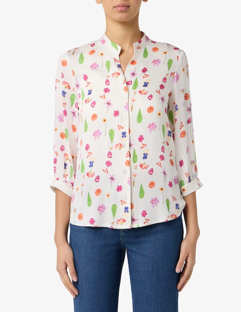 rinascente Elizabeth Ascot Floral print shirt