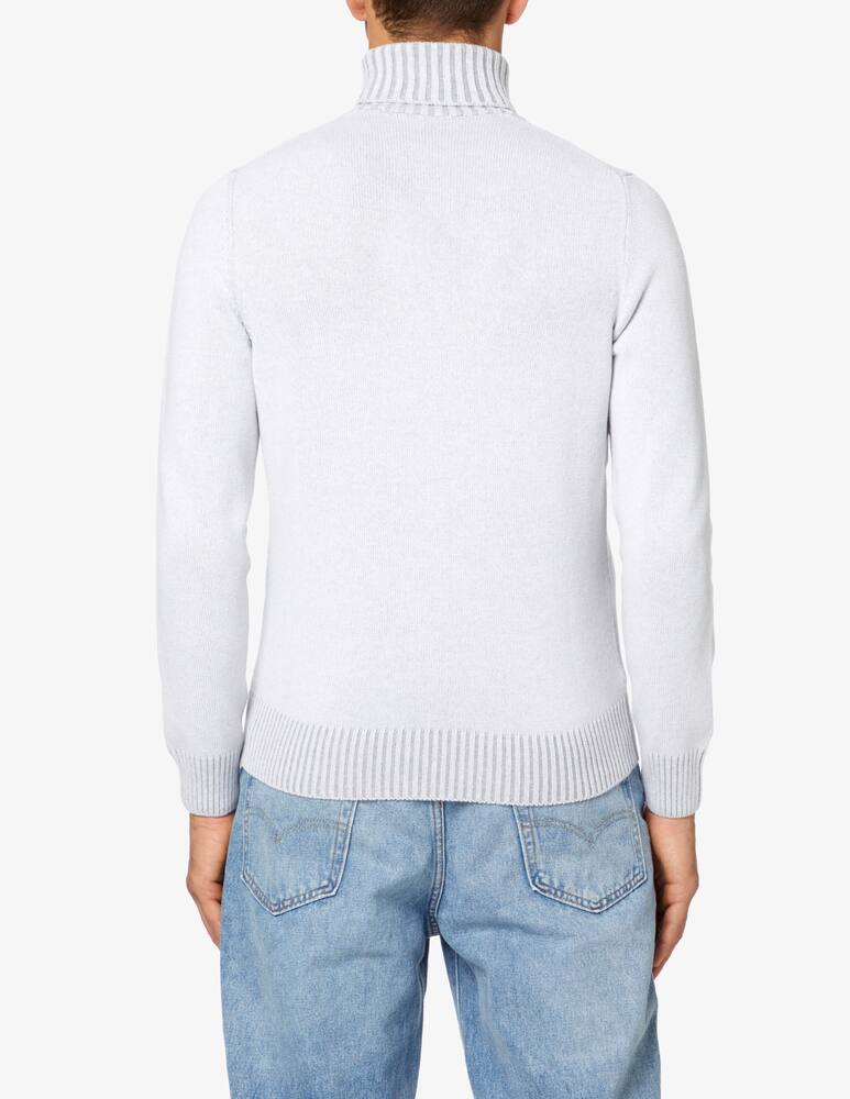 rinascente Gran Sasso Cashmere mix vanise turtleneck - White