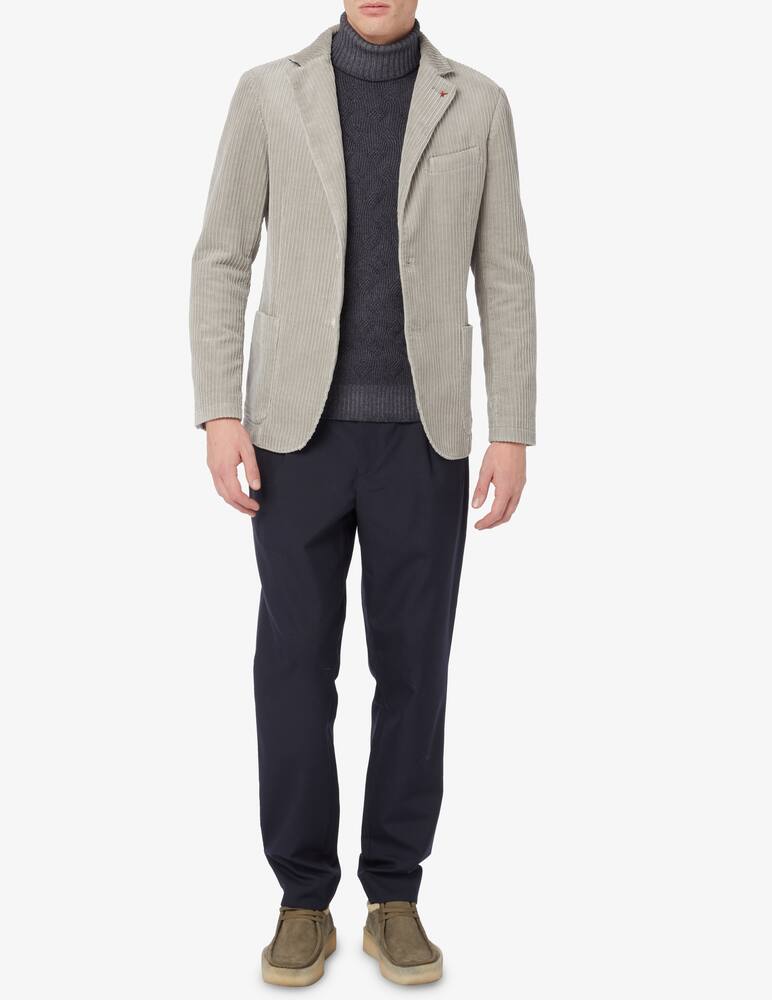rinascente Gran Sasso Maglia dolcevita jacquard - grigio scuro