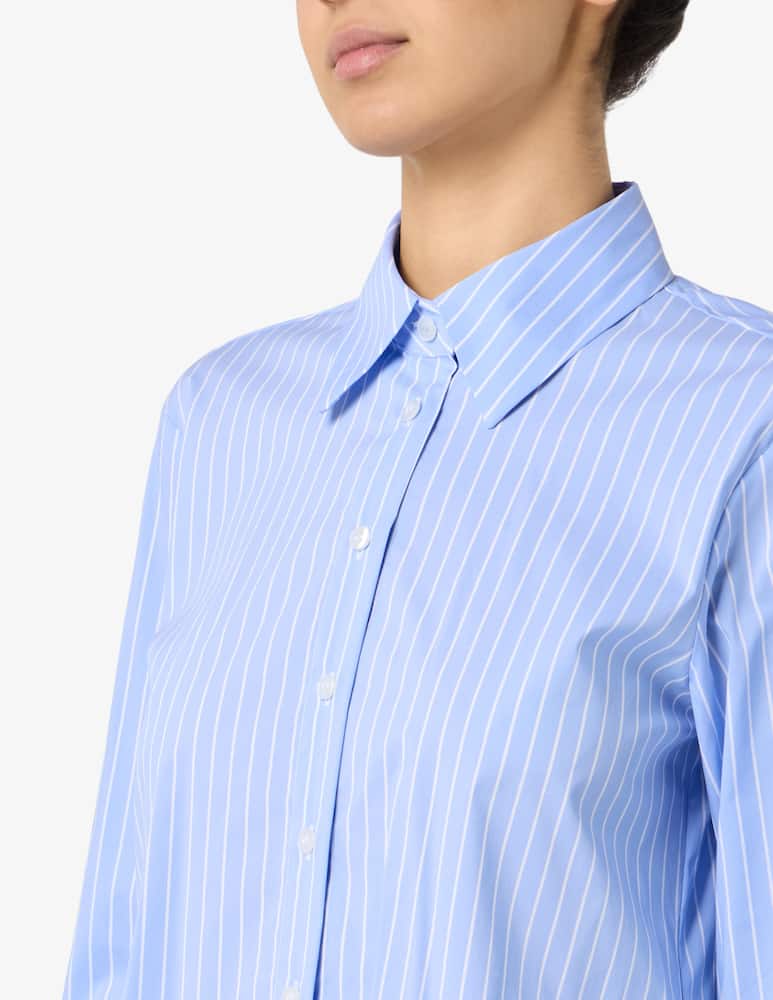 rinascente Elizabeth Ascot Striped long-sleeve shirt