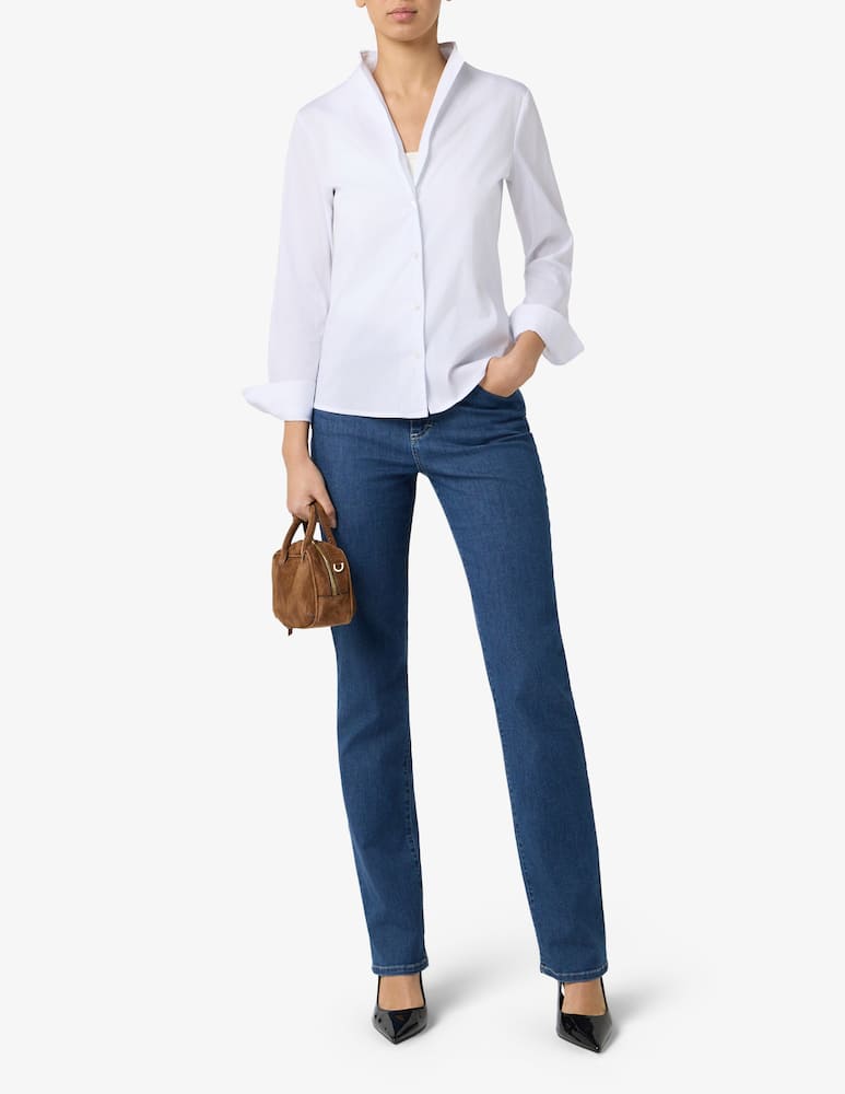 rinascente Elizabeth Ascot Mandarin collar shirt