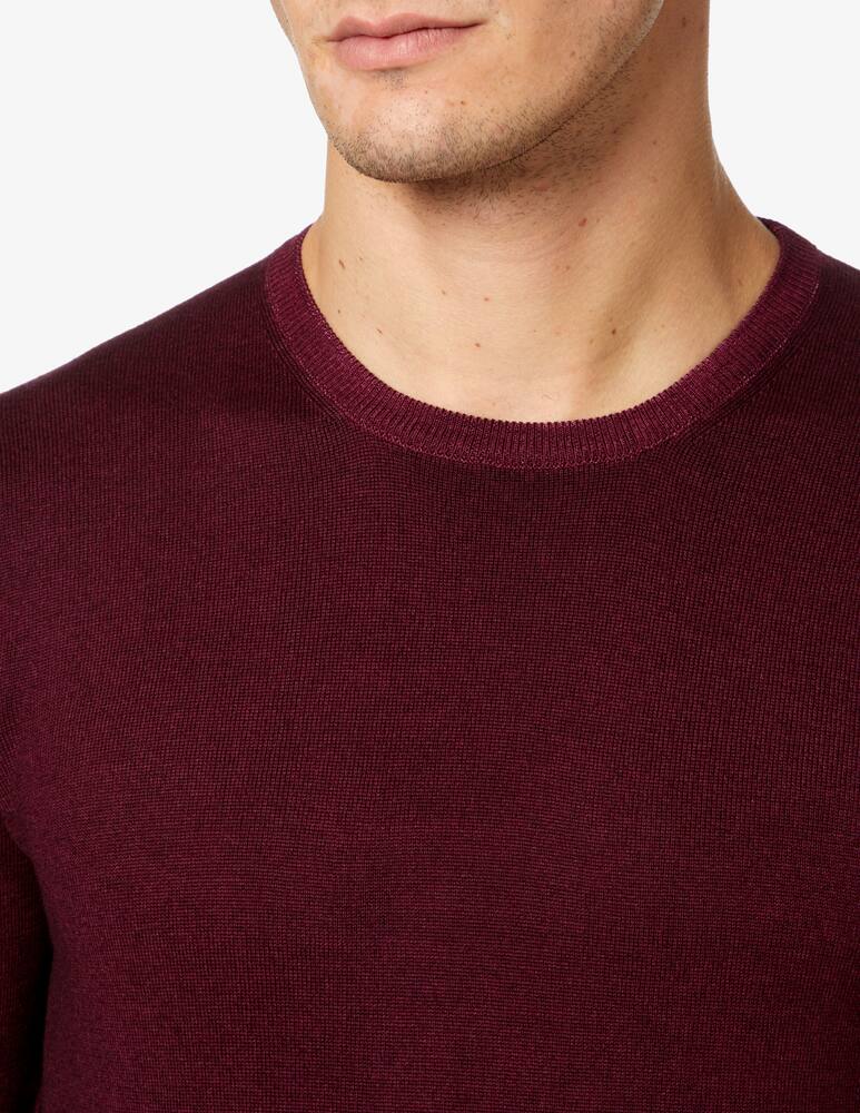 rinascente Gran Sasso Maglia girocollo merino lavato - Rosso