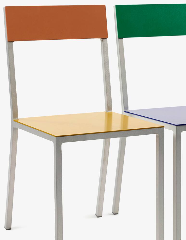 rinascente Valerie Objects Alu Chair Yellow Pink