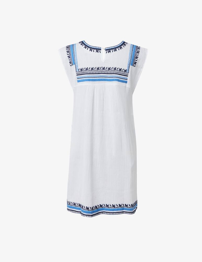 Delfina Vestito in cotone con ricami - immagine 2