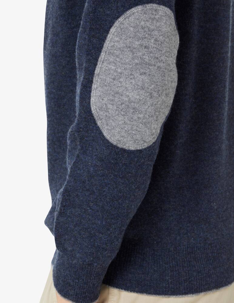 rinascente Altea Maglia girocollo con toppe - blu scuro