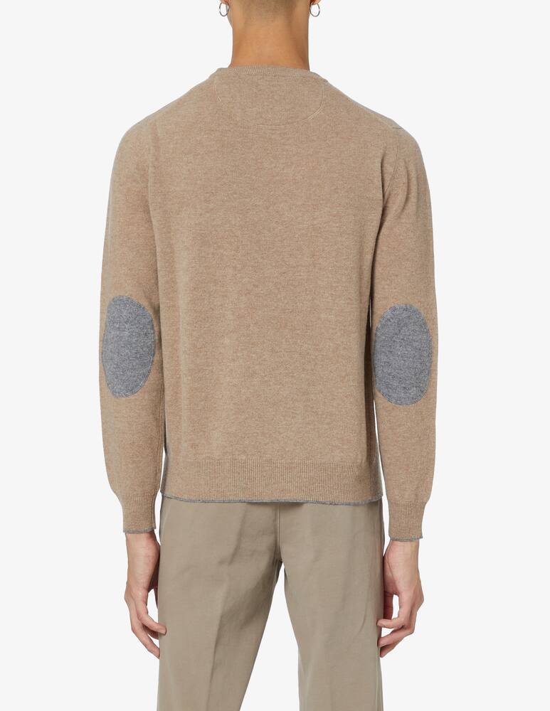 rinascente Altea Maglia girocollo con toppe - grigio