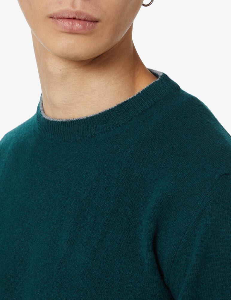 rinascente Altea Maglia girocollo con toppe - verde scuro