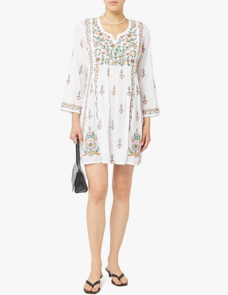 rinascente Delfina Kaftano in cotone con ricami