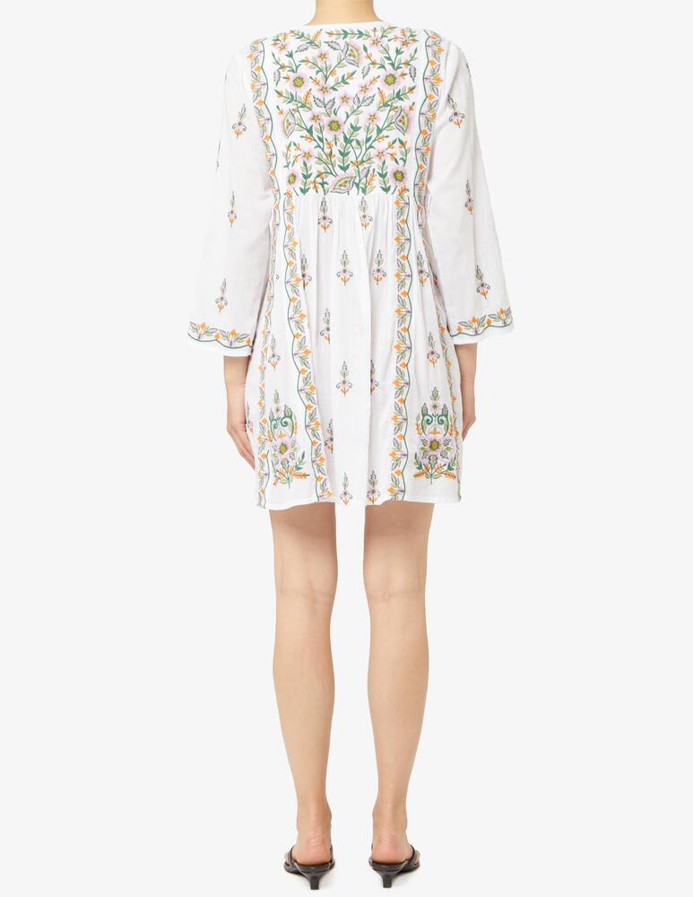 rinascente Delfina Kaftano in cotone con ricami