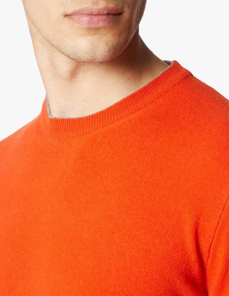 rinascente Altea Crewneck jumper with patches - orange