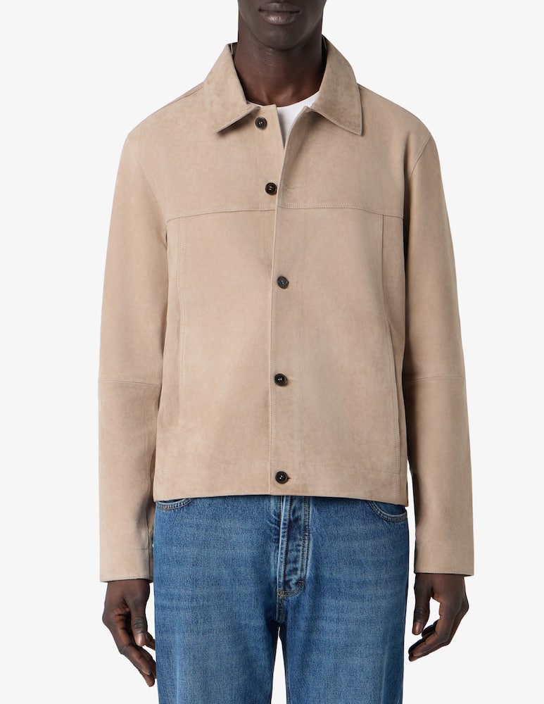rinascente Misaky Suede shirt jacket