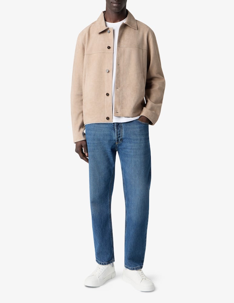 rinascente Misaky Suede shirt jacket