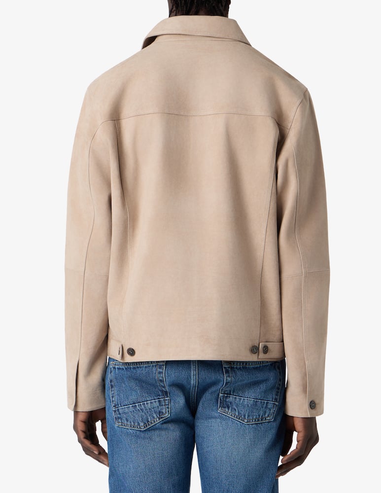 rinascente Misaky Suede shirt jacket