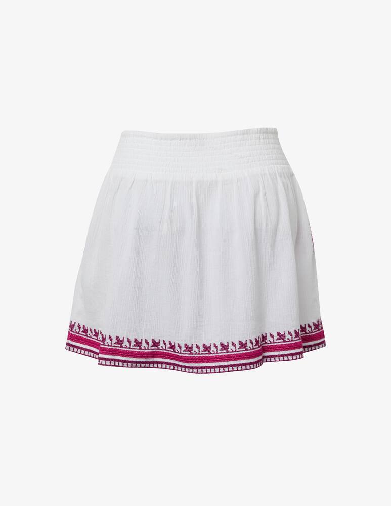 rinascente Delfina Cotton skirt with embroidery