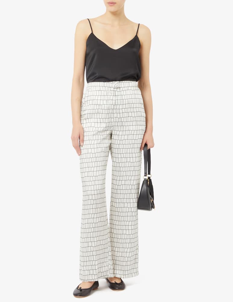 rinascente Face to Face Style Satin shoulder top