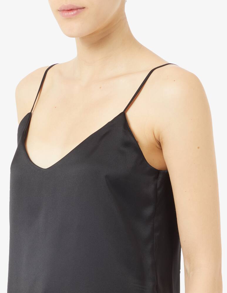 rinascente Face to Face Style Satin shoulder top