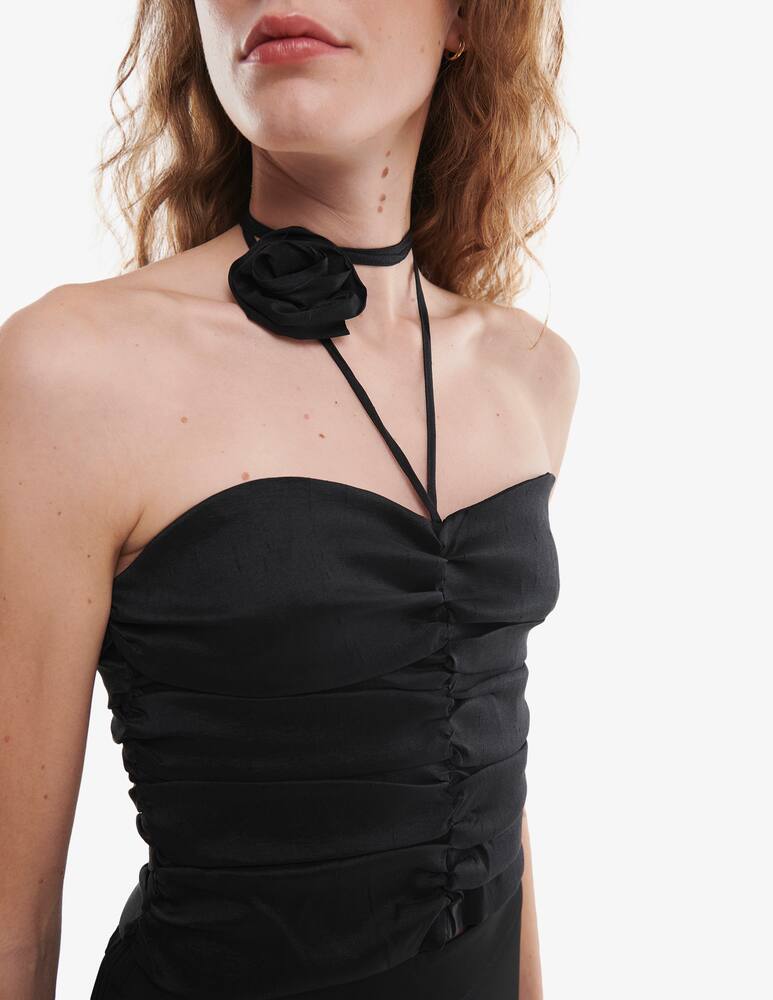 rinascente Face to Face Style Top in taffeta