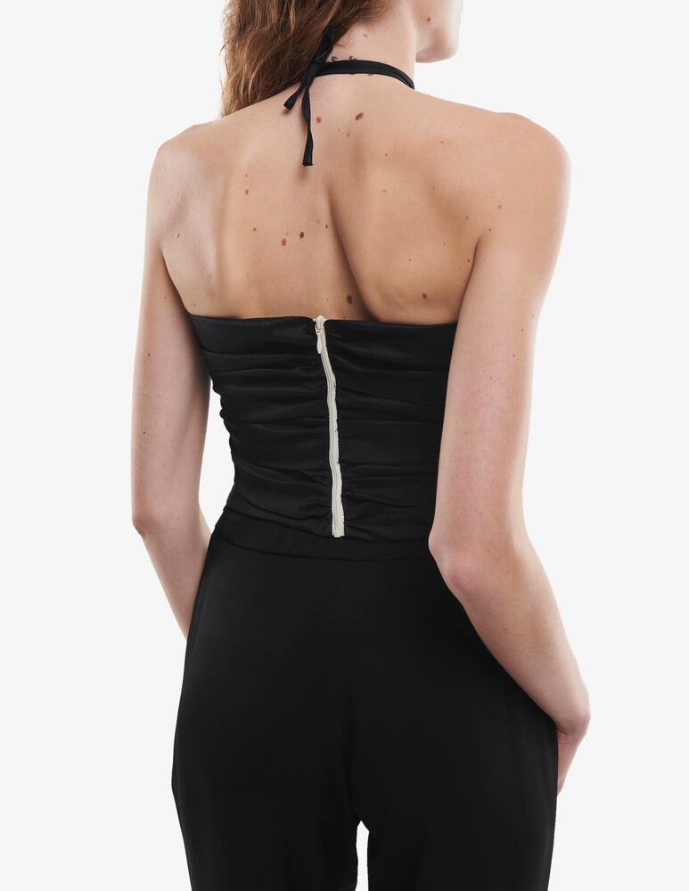 rinascente Face to Face Style Top in taffeta