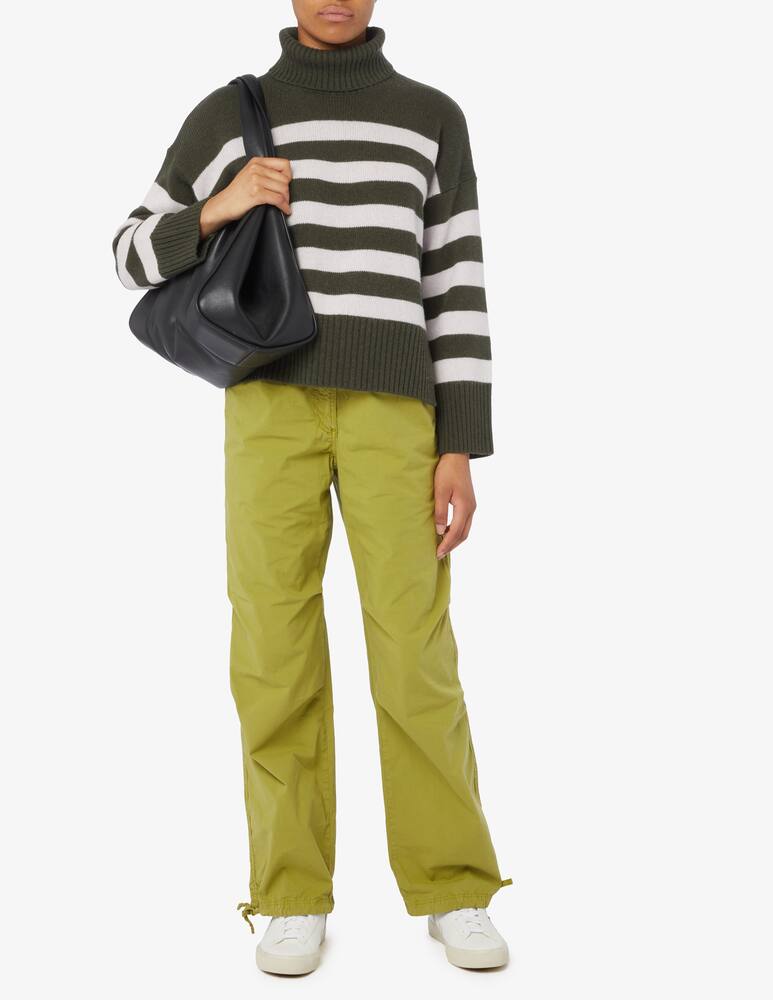 rinascente Rinascente Collection Striped turtleneck with flounce