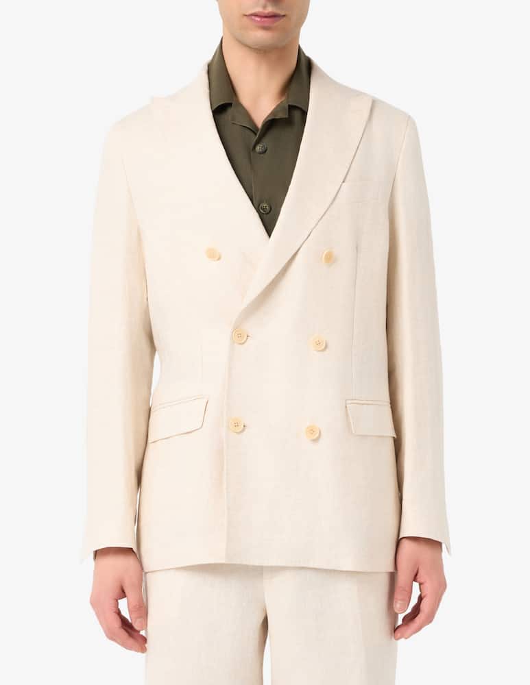 rinascente Misaky Giacca doppiopetto in lino