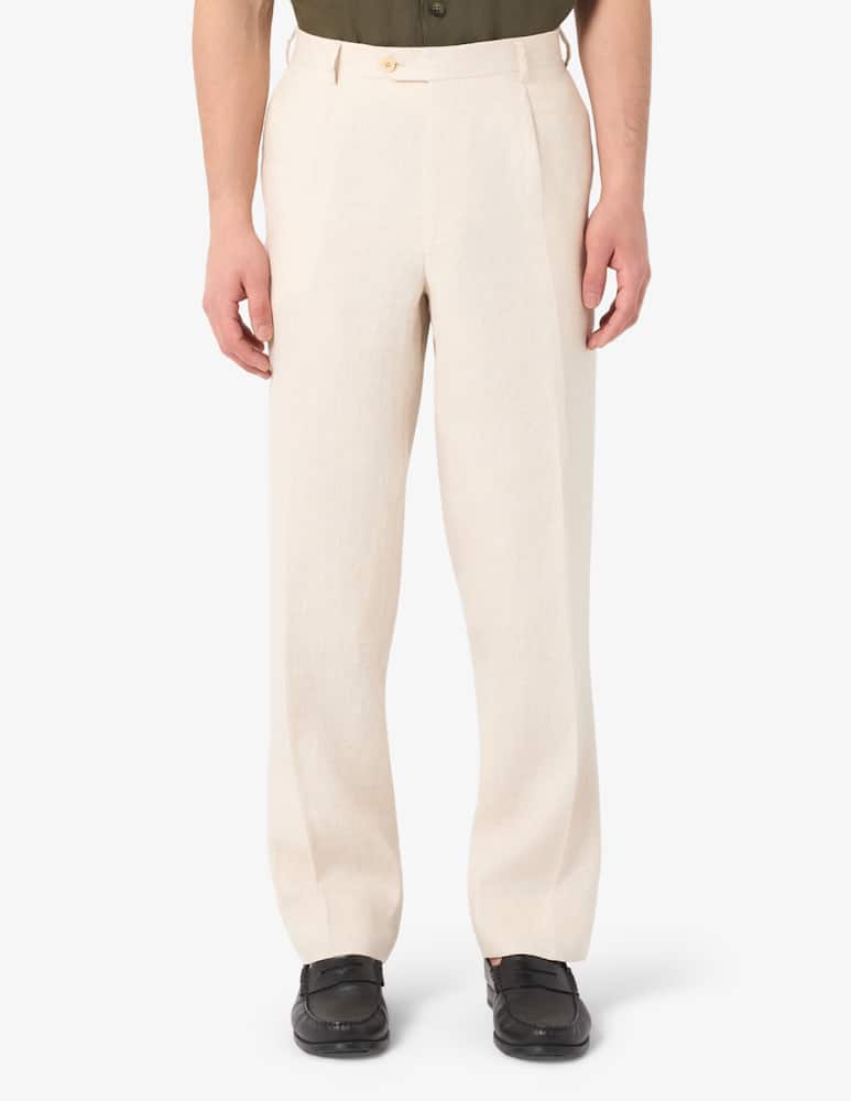 rinascente Misaky Linen pleated trousers
