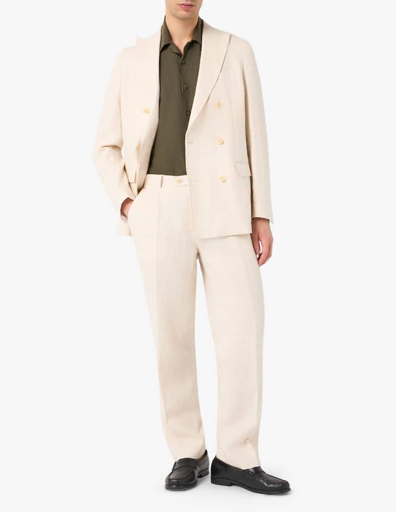 rinascente Misaky Linen pleated trousers