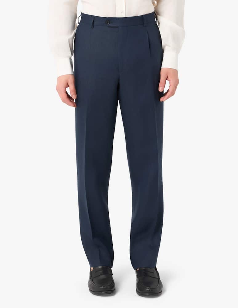 rinascente Misaky Linen pleated tailored trousers