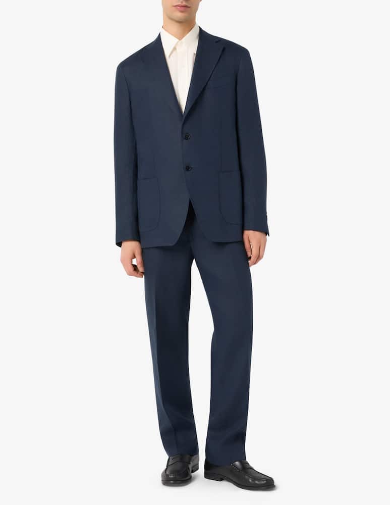 rinascente Misaky Linen pleated tailored trousers