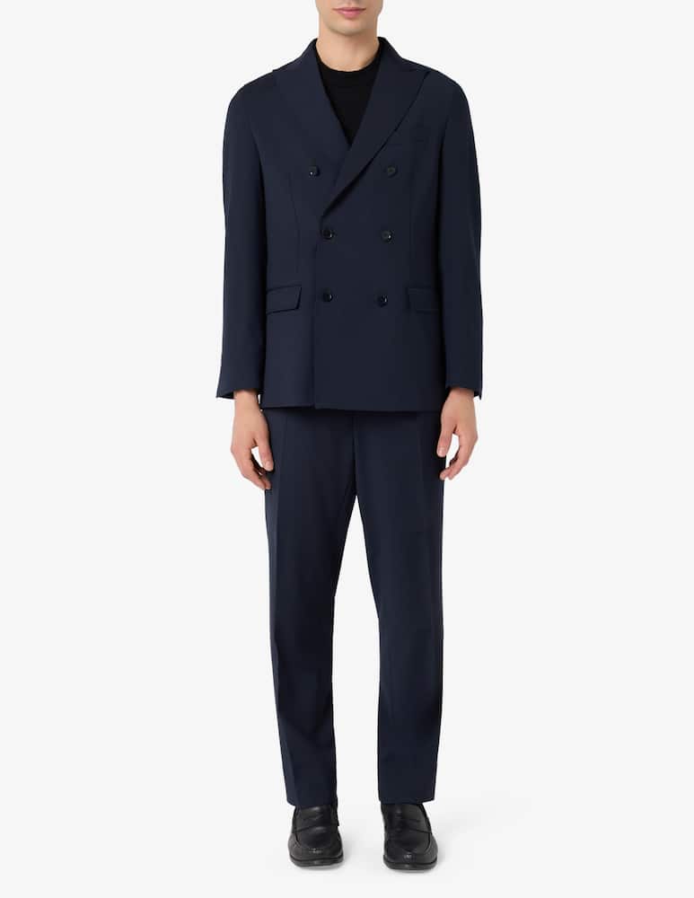 rinascente Misaky Double-breasted wool suit