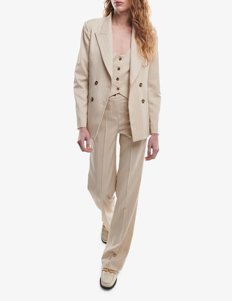 rinascente Face to Face Style Pinstrip vest