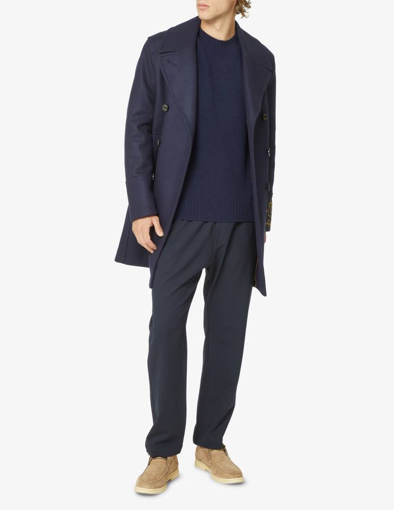 rinascente Altea Maglia girocollo in lana e cashmere - blu scuro