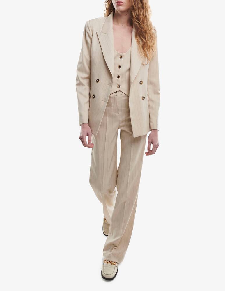 rinascente Face to Face Style Men's pinstriped trousers