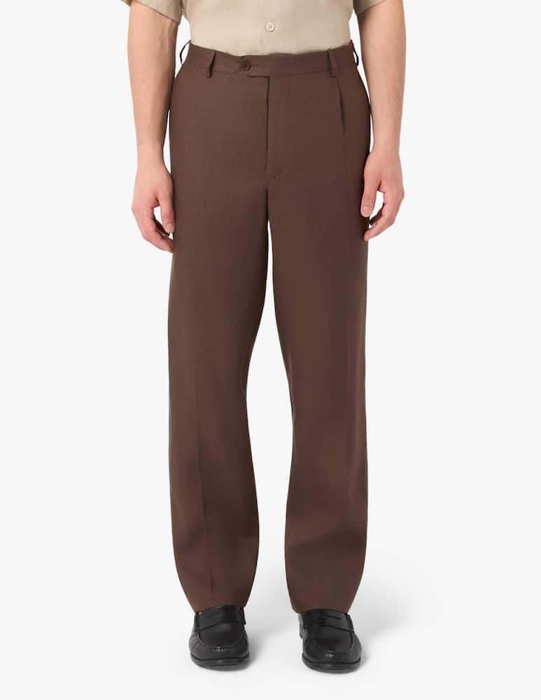 rinascente Misaky Linen pleated trousers