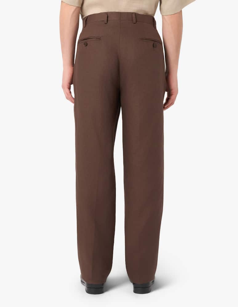 rinascente Misaky Linen pleated trousers