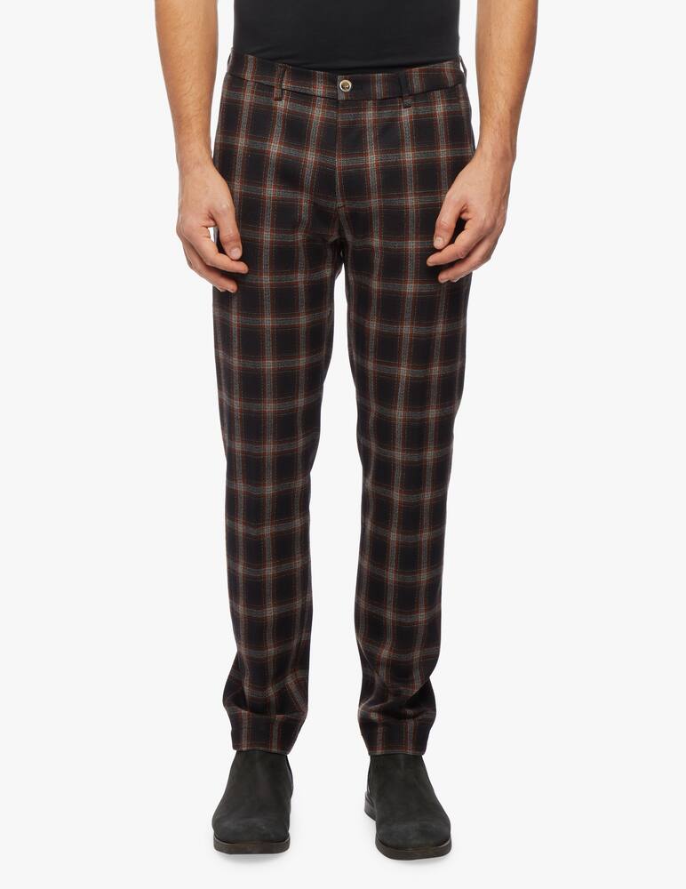 Cruna Marais trousers in checks fleece wool - picture 4 Cruna Marais trousers in checks fleece wool - picture 4