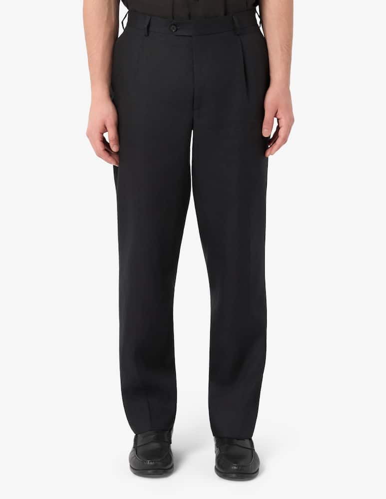 rinascente Misaky Linen pleated tailored trousers