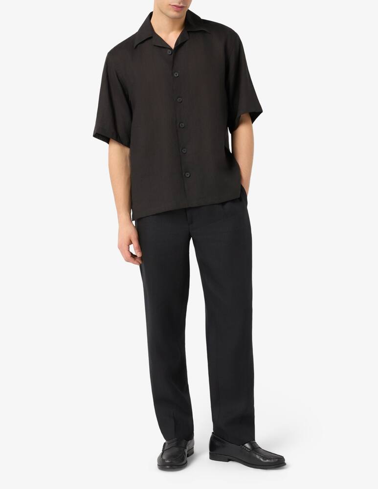 rinascente Misaky Linen pleated tailored trousers