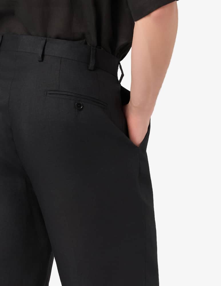 rinascente Misaky Linen pleated tailored trousers