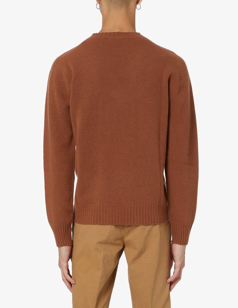 rinascente Altea Wool and cashmere crewneck jumper - camel