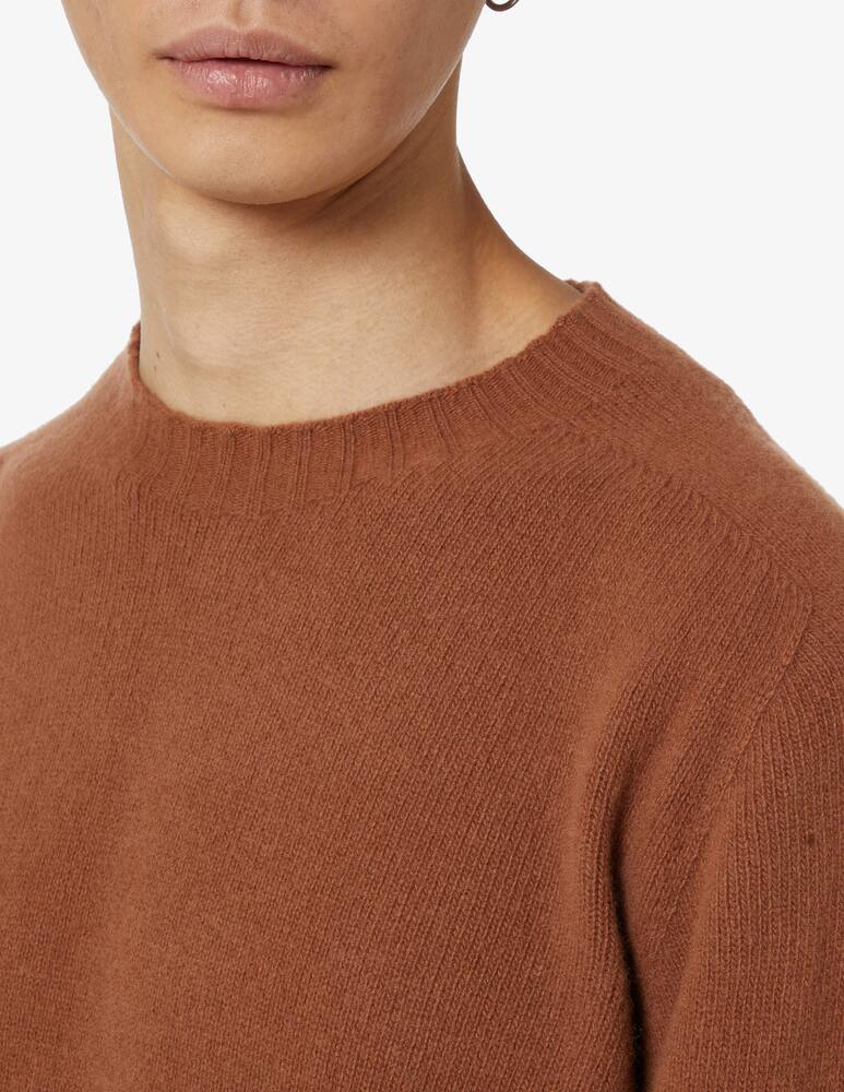 rinascente Altea Wool and cashmere crewneck jumper - camel