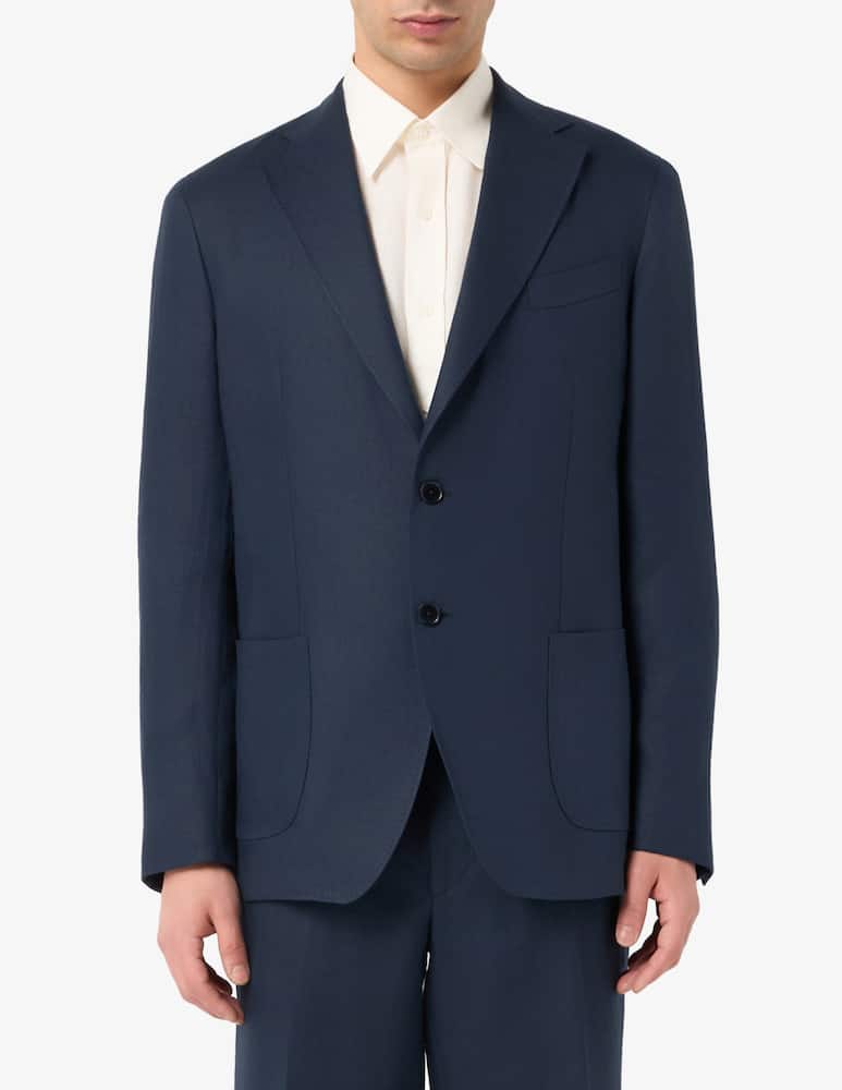 rinascente Misaky Linen single breasted jacket